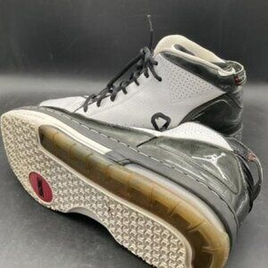 · 395627-108 Nike Air Jordan Flight School Mens Size 13.5 Black Silver Shoe